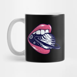 Biting Saturn Mug